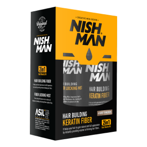 Nishman Topic Keratin Bulding Set Svtlo Smeđ