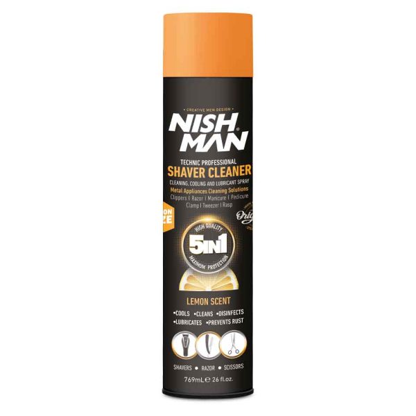 Nishman Shaver Cleaner 5in1 Limun 796ml
