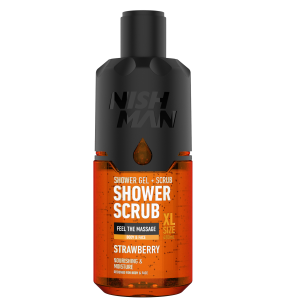 Nishman Shower&Scrab Strawberry 480ml