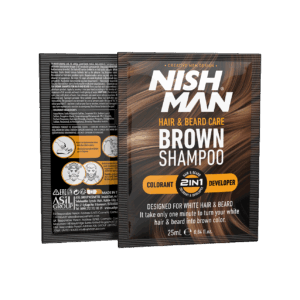 Nishman Color Šampon Dark Brown 10x25ml